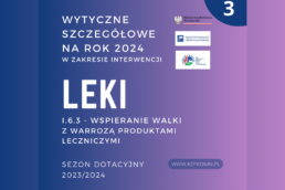 MRiRW szczeg&oacute;łowe wytyczne pod projekt LEKI na sezon 2023/2024