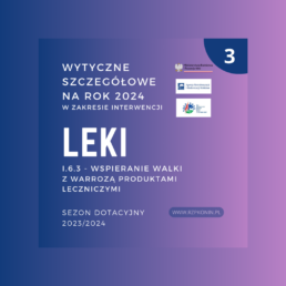 Regionalny Związek Pszczelarzy z siedzibą w Koninie - 2 MRiRW szczegółowe wytyczne pod projekt LEKI na sezon 2023/2024