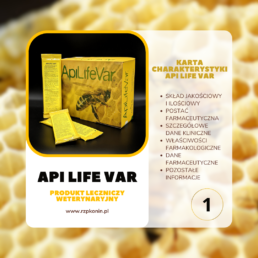 Charakterystyka produktu leczniczego weterynaryjnego API LIFE VAR