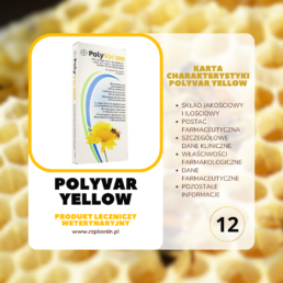POLYVAR YELLOW - charakterystyka produktu leczniczego weterynaryjnego