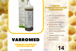 Regionalny Związek Pszczelarzy z siedzibą w Koninie - 5 VARROMED - charakterystyka produktu leczniczego weterynaryjnego