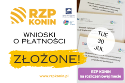 Regionalny Związek Pszczelarzy z siedzibą w Koninie - 4 WoP do ARiMR złożone przez RZP Konin