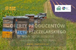 Regionalny Związek Pszczelarzy z siedzibą w Koninie - 3 Oferty na zakup sprzętu pszczelarskiego w roku 2026 otrzymane przez RZP Konin