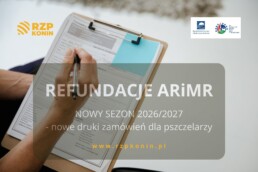 ARiMR druki zamówień pszczelarzy do projektów sezon 2026/2027
